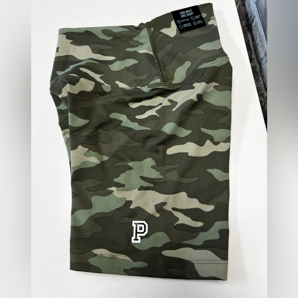 NWT PINK camouflage shorts